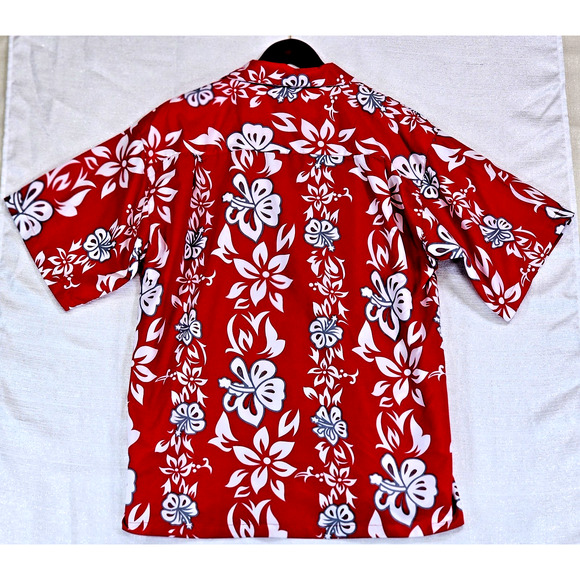 Reliq Industries Men's Tropical Hawaiian Style Button Up Shirt Size Medium NWOT - Picture 7 of 7